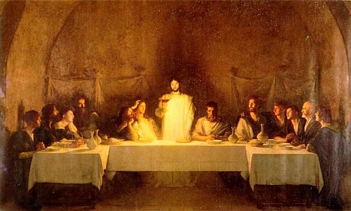 Last Supper, by Pascal-Adolphe-Jean Dagnan-Bouveret, 1852-1929